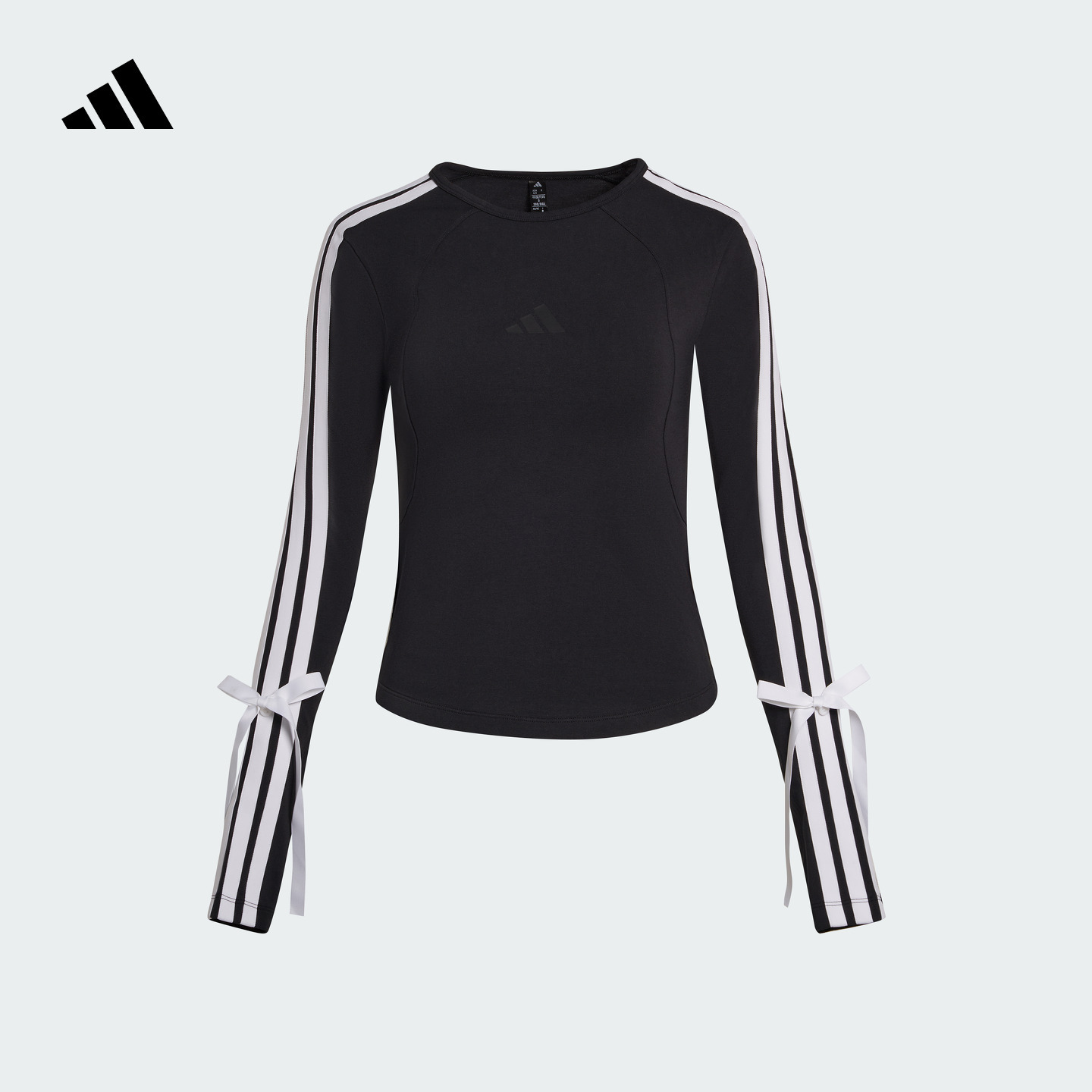 阿迪达斯官方 三条纹舞动系列休闲长袖T恤女新款 adidas KG3862
