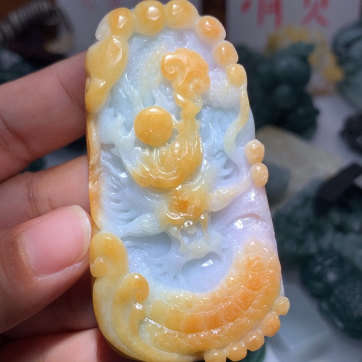 翡翠颈饰未镶嵌保真天然A货翡翠