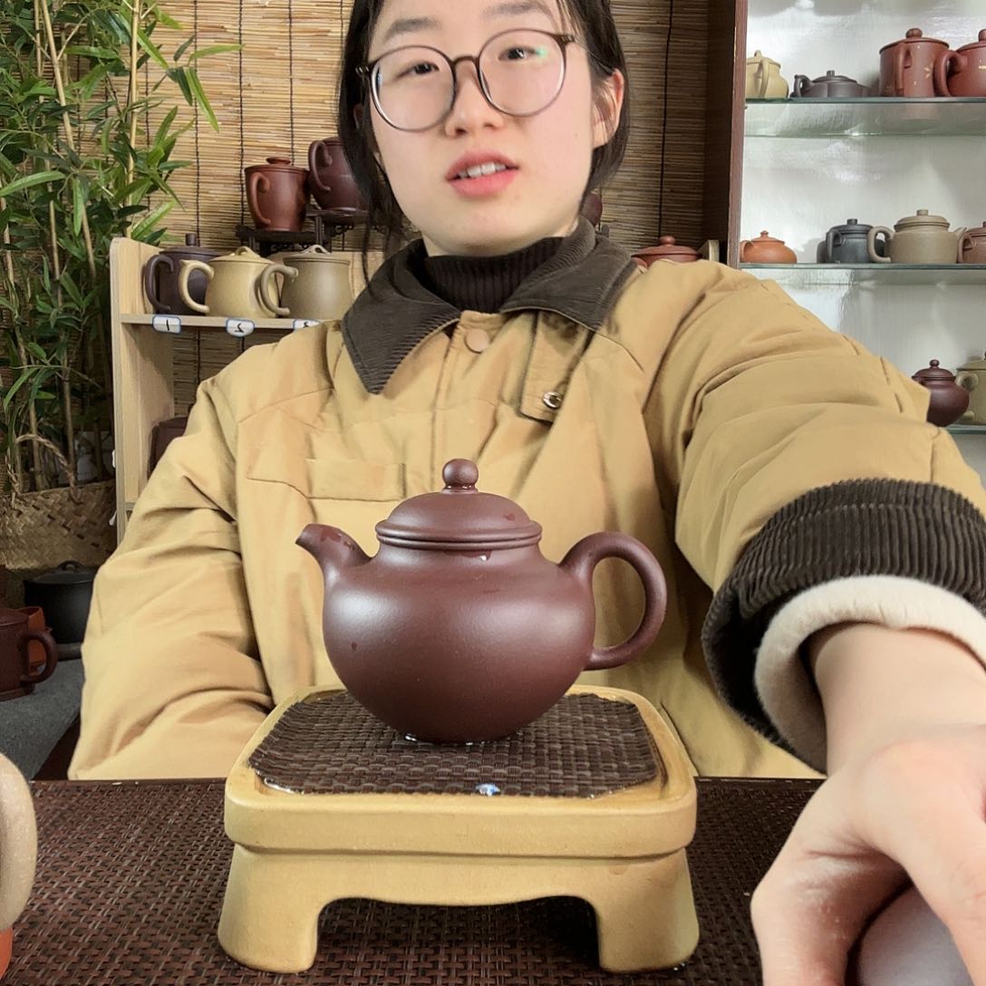 紫砂茶杯原矿中槽清莲子紫砂壶200CC没礼盒微瑕微瑕不退换