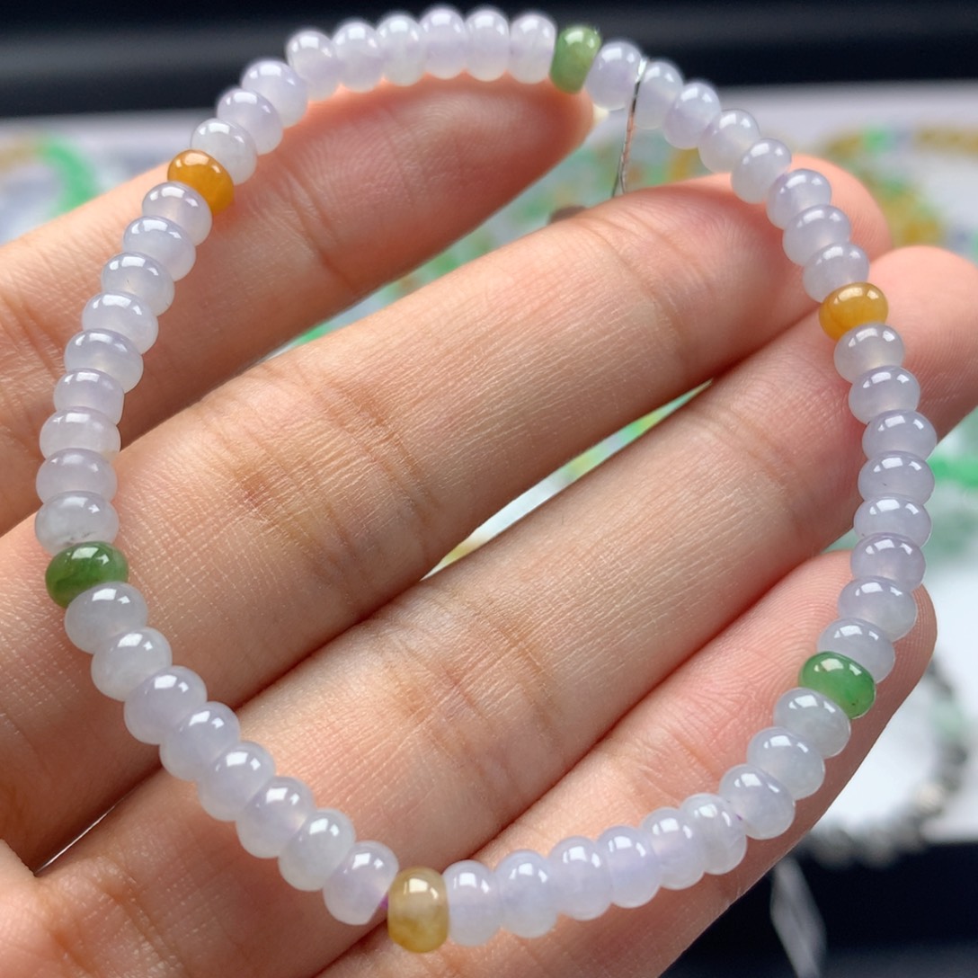 翡翠手链未镶嵌卡