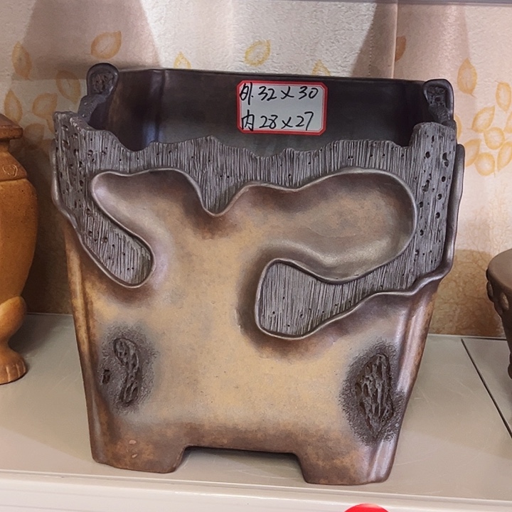 紫砂花盆紫砂花盆