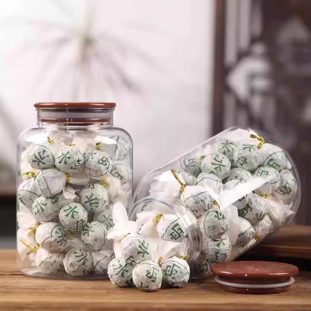 冰岛龙珠普洱茶云南古树生普洱茶小粒装球形茶叶 250g*1罐