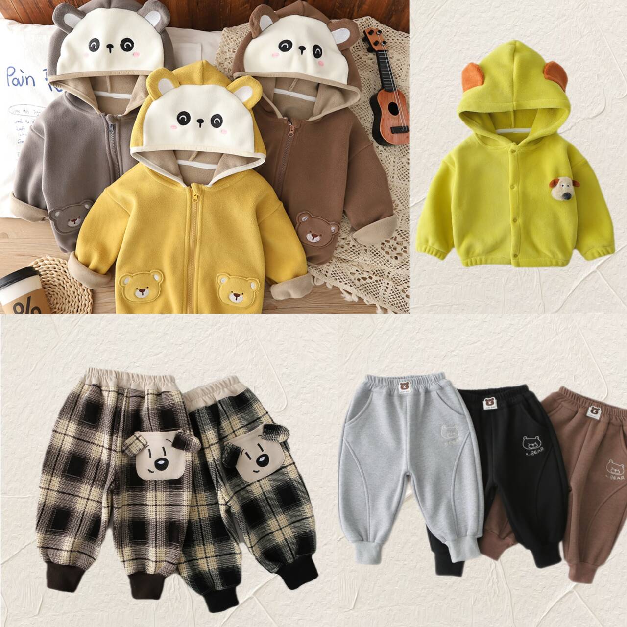 儿童卡通洋气外套秋冬百搭外套1-5岁宝宝