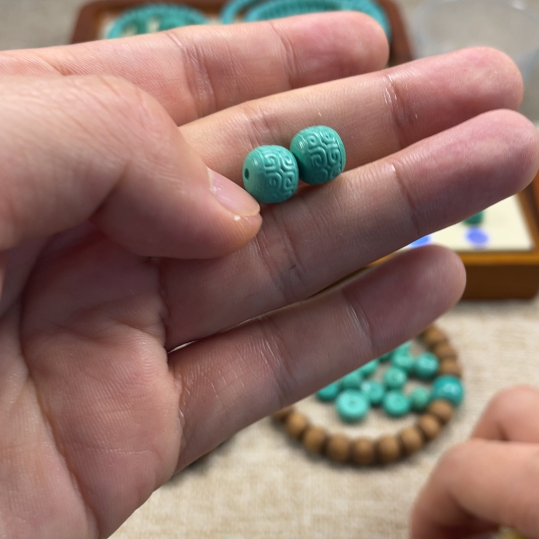 原生态湖北矿小配饰，直径9