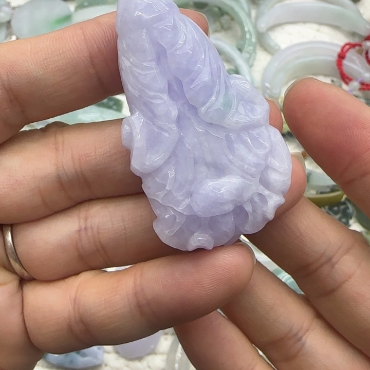 翡翠未镶嵌手链白菜