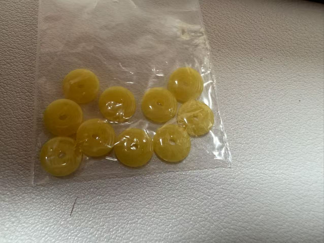 仿琥珀隔片8mm一共十片