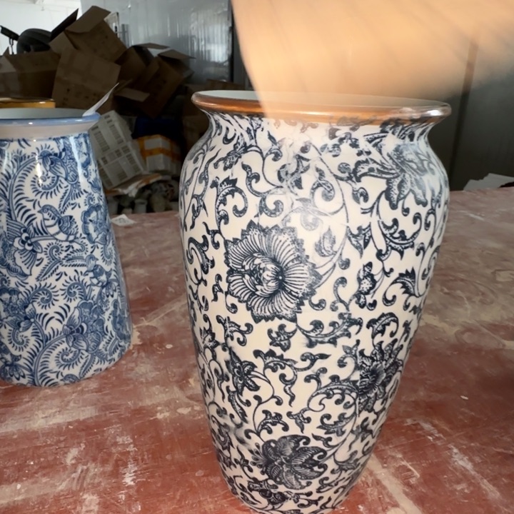 釉下彩手绘（瑕疵慎拍）239