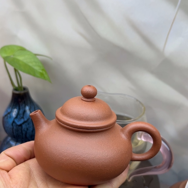 紫砂茶壶降坡容天150c c