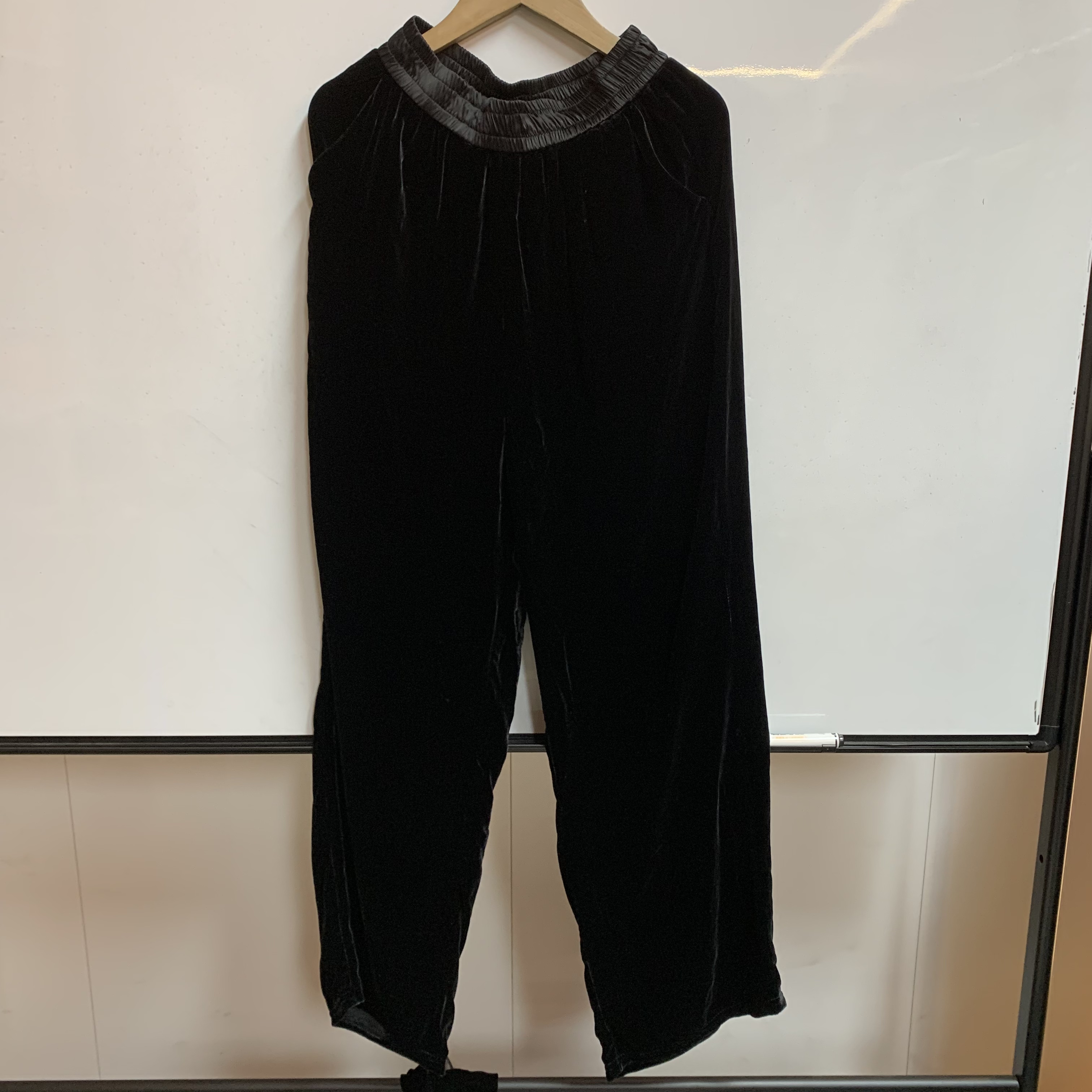 100桑蚕丝真丝丝绒长裤E481