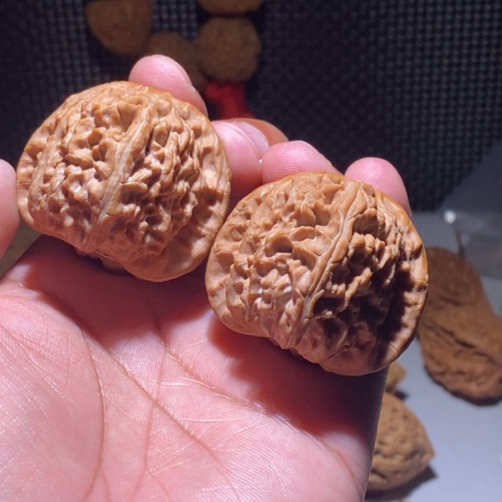 把件文玩核桃杜****n白狮子