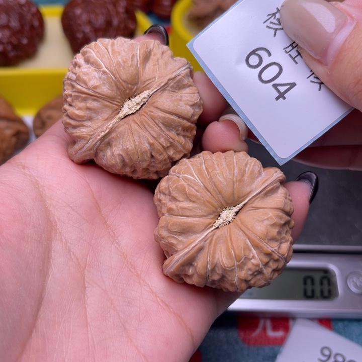 文玩核桃把件南瓜墩42.604