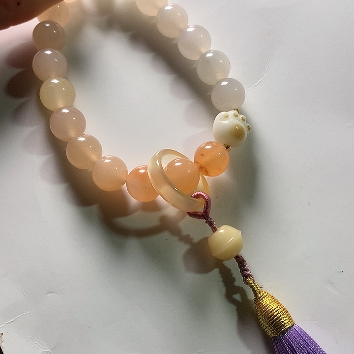 石英质玉手串未镶嵌