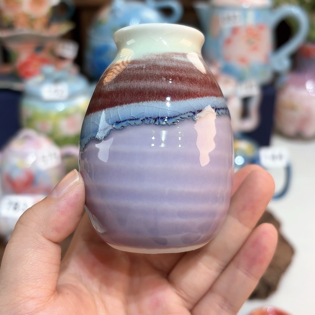 景德镇手绘高温釉下彩陶瓷茶具