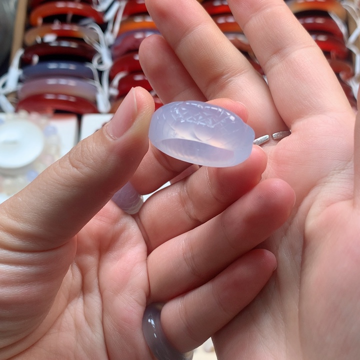 玛瑙/玉髓手链未镶嵌俩**妈