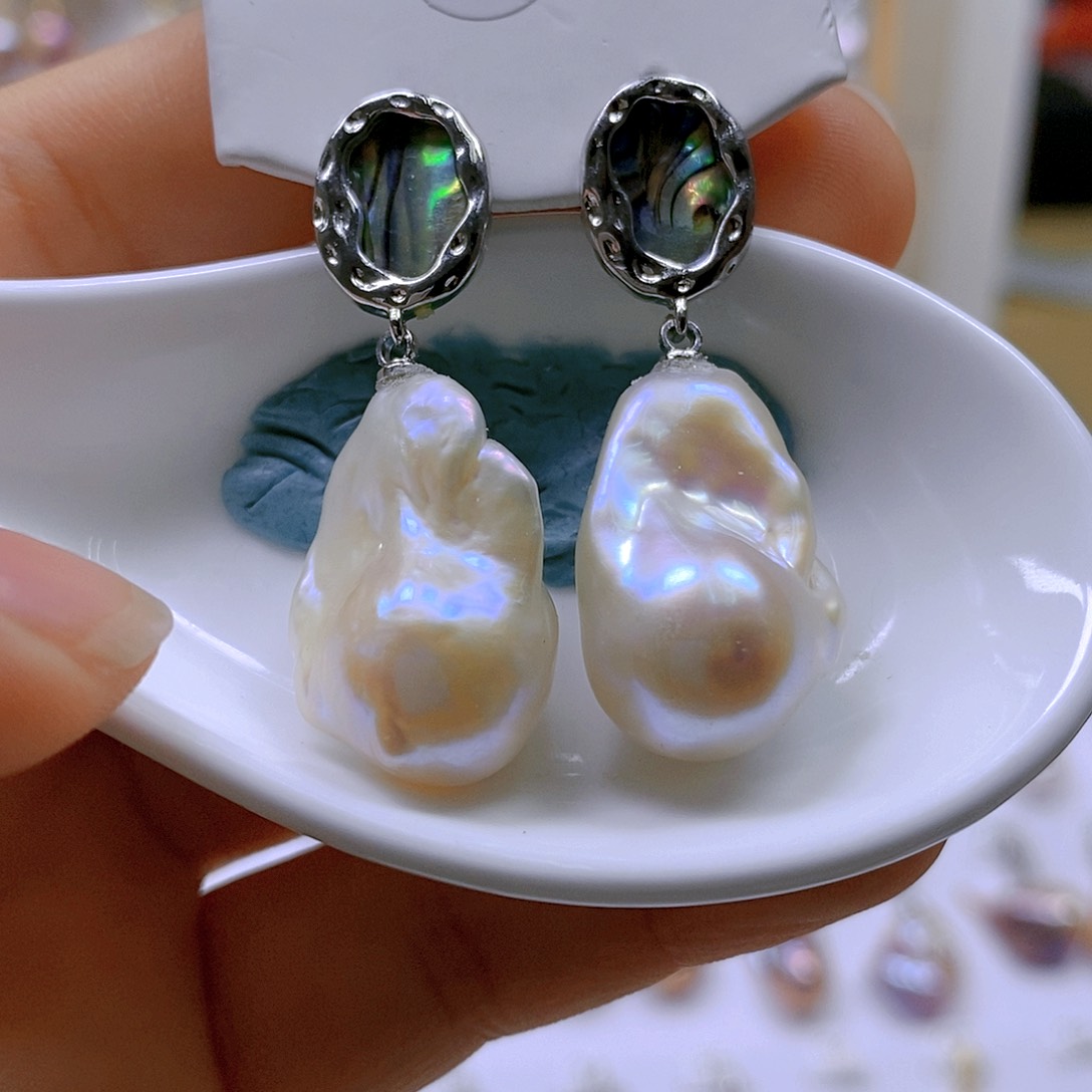 淡水珍珠颈饰银S925镶嵌