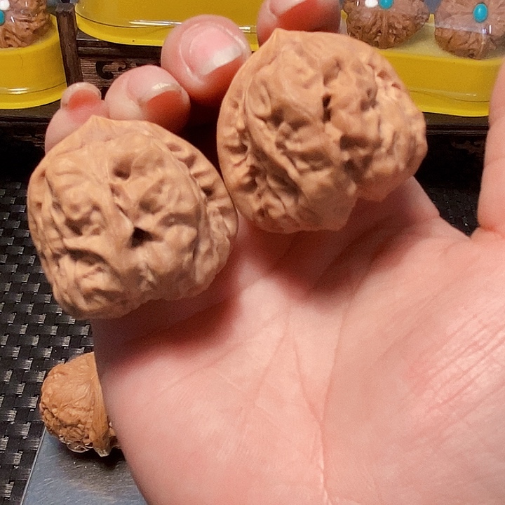 吊坠文玩核桃蛤馍头，边40