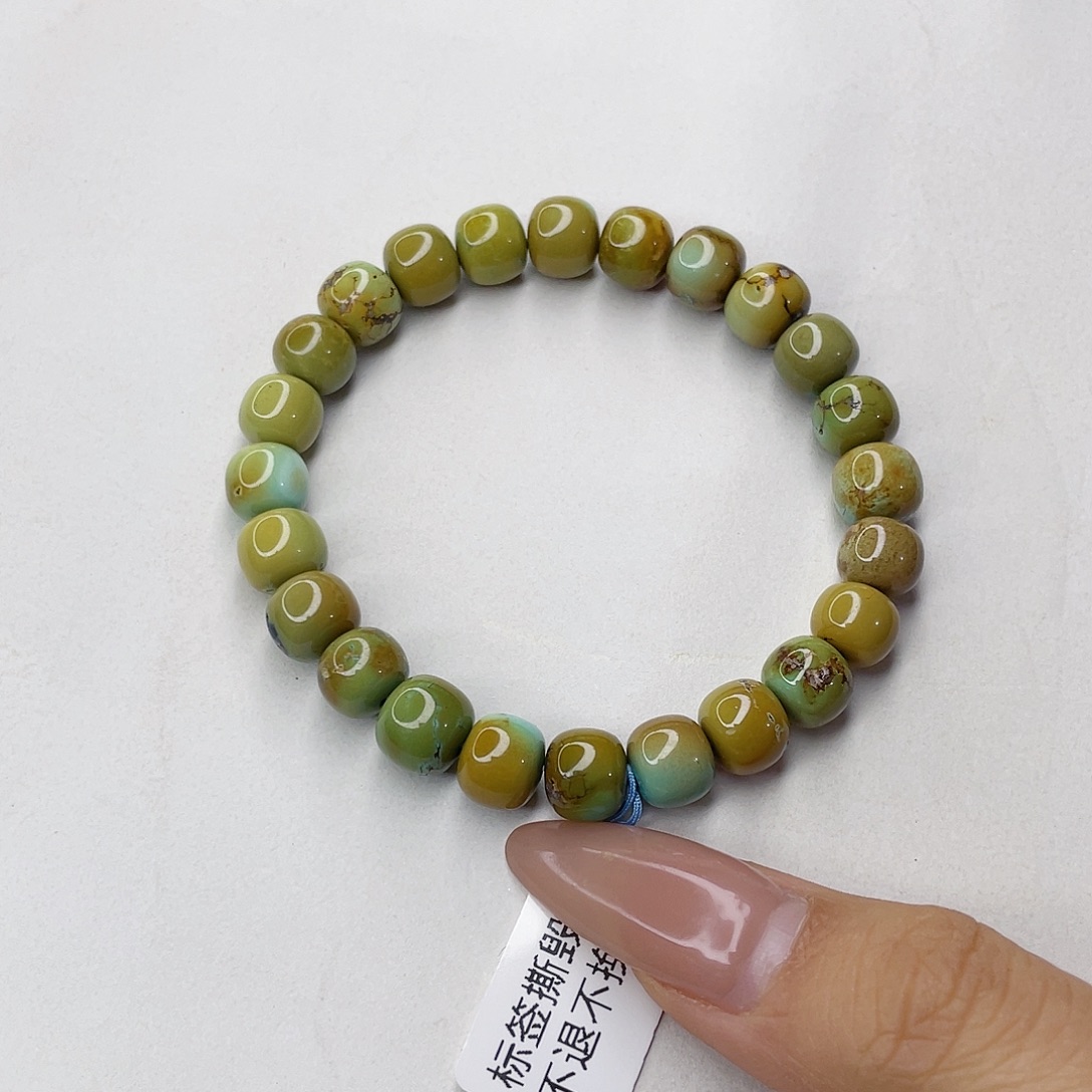 阿***灿绿松石未镶嵌颈饰