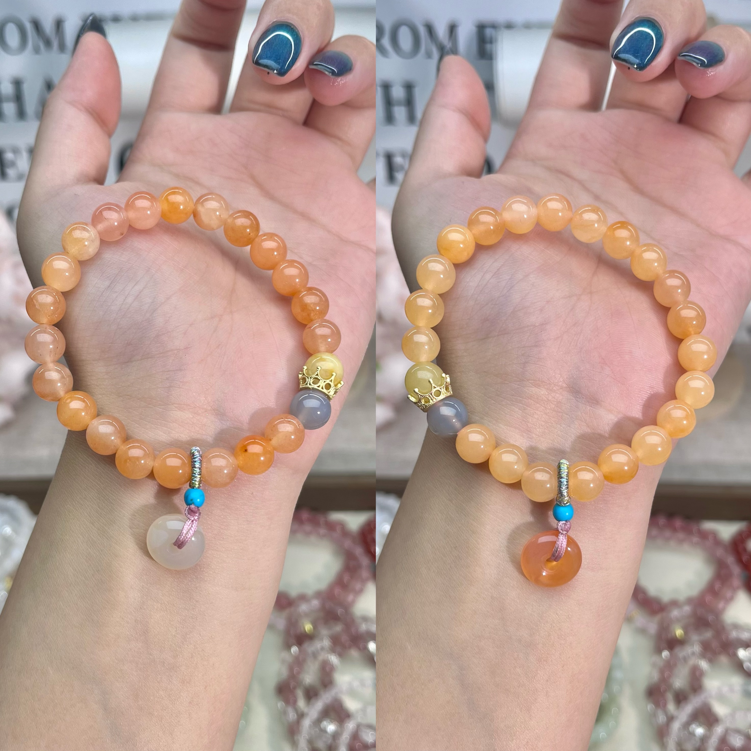 天然玛瑙翡翠水晶石英质天山翠寿山石灰月光猫眼岫玉朱砂默认微瑕