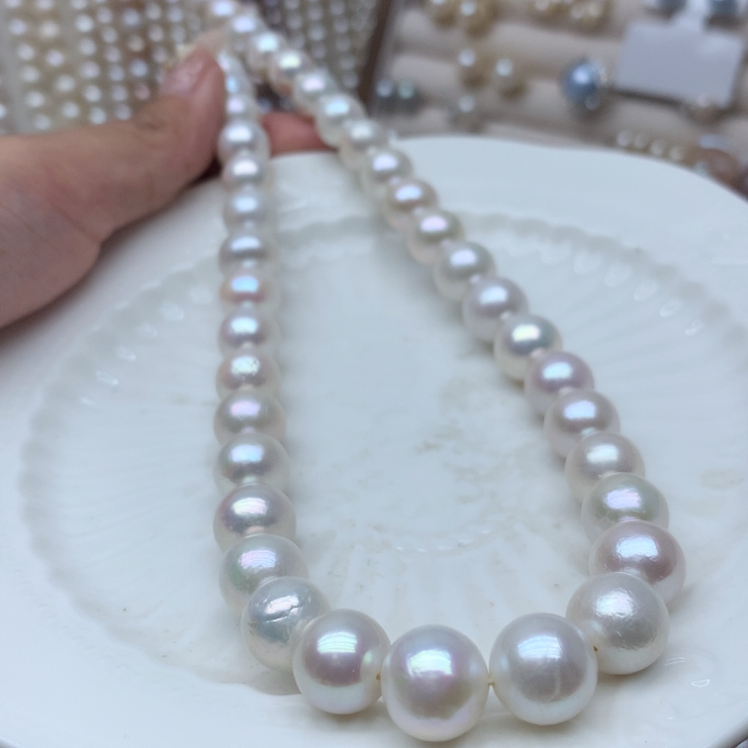 淡水珍珠11-12未镶嵌t1项链