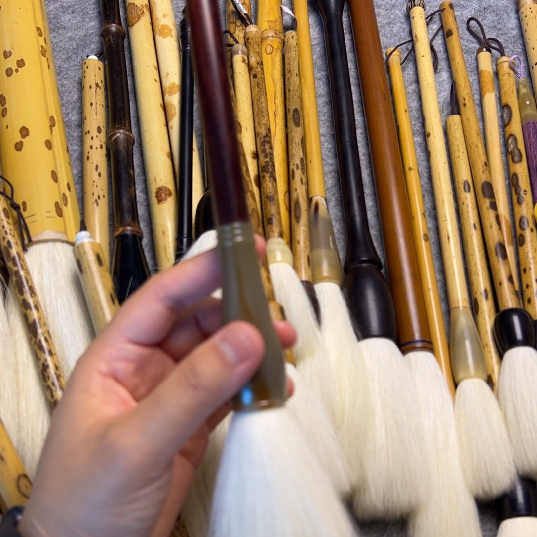 羊1只 出锋7.5 口径1.9 杆如图只能清水试笔