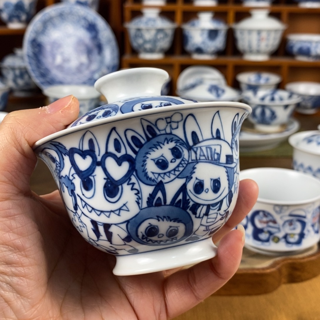 瓷片景德镇陶瓷手绘茶器739