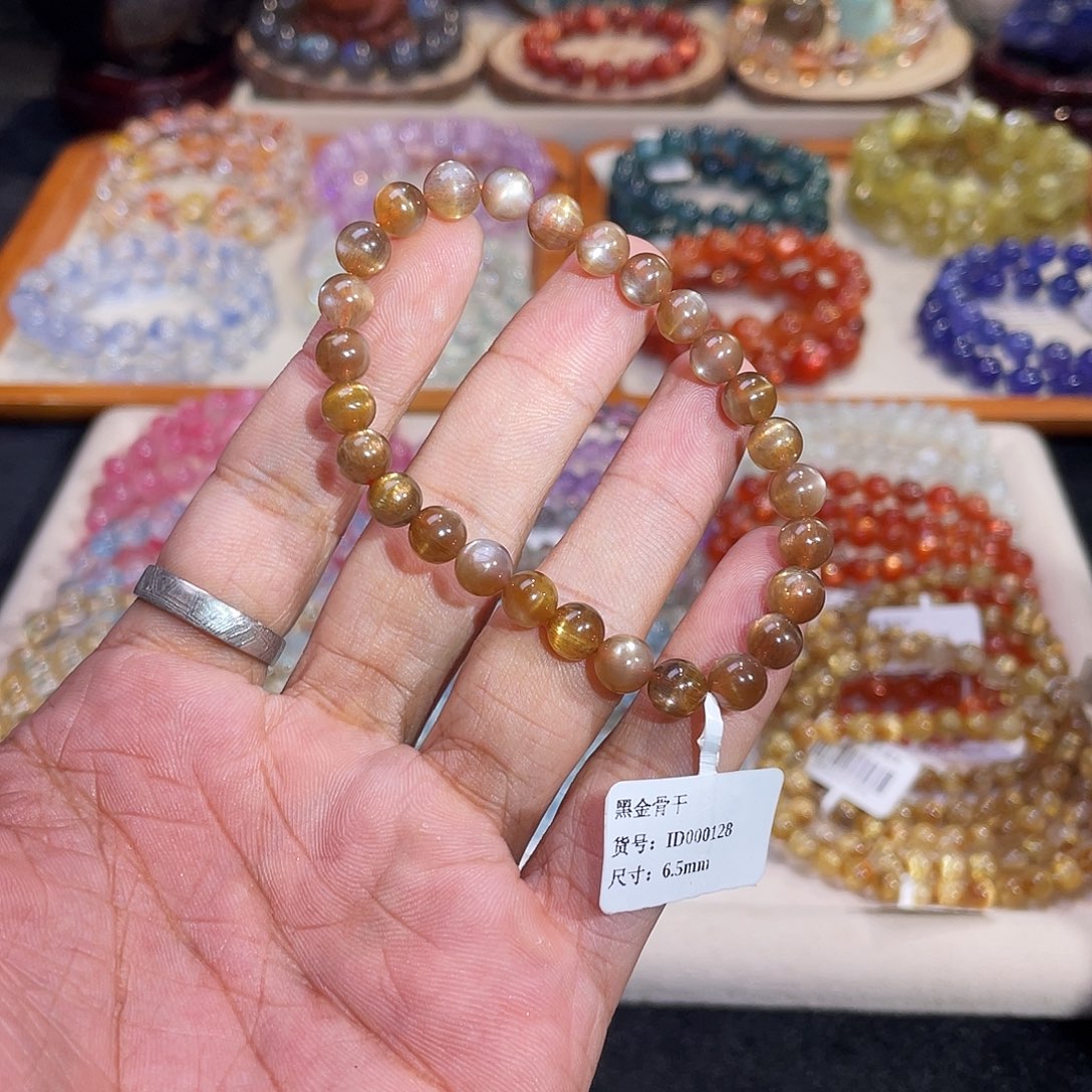 手链长石未镶嵌金骨干6.5mm