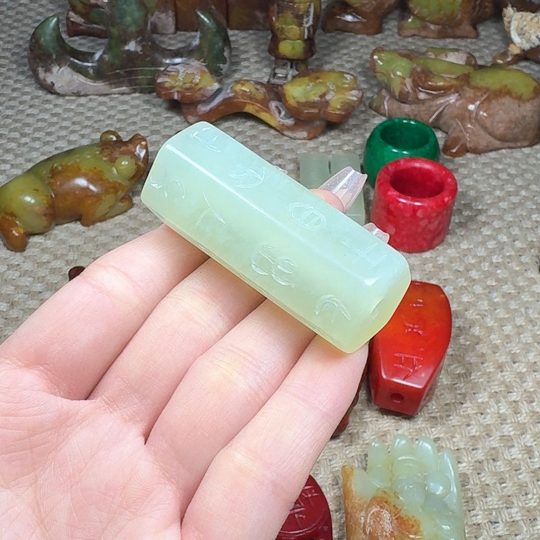 白玉菩提吊坠挂件