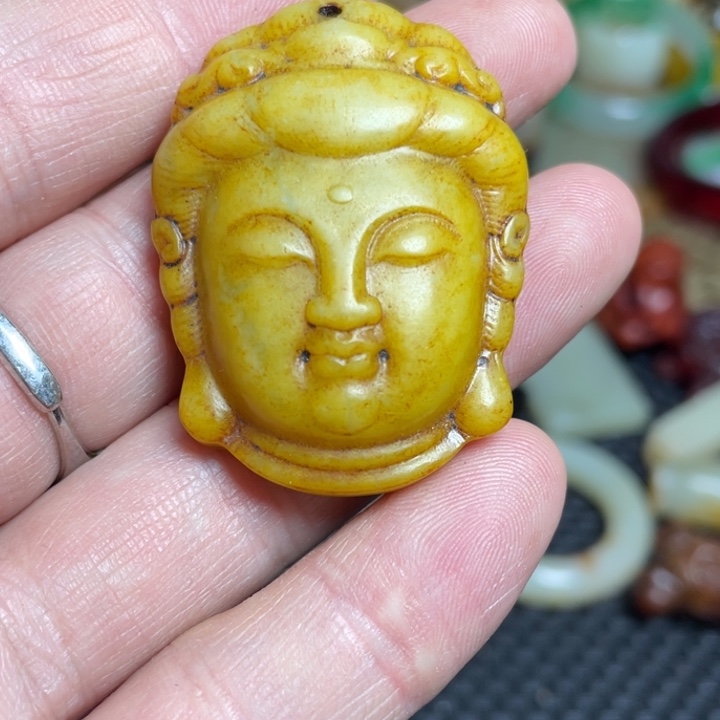 滴血莲花菩提把件