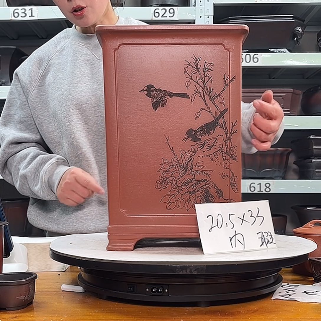 紫砂花盆宜兴紫砂49号