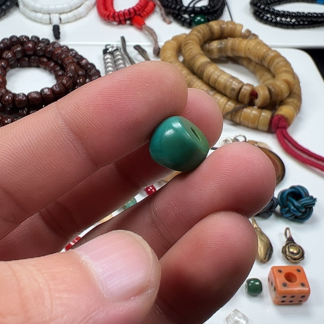 不***语金刚菩提手串藏传原装老松