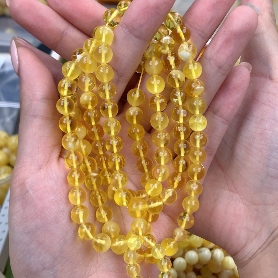 琥珀未镶嵌珠宝奇石