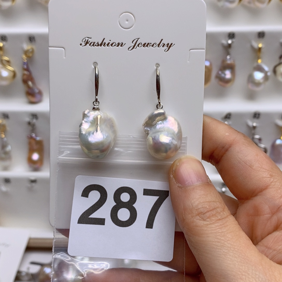 淡水珍珠颈饰银S925镶嵌287