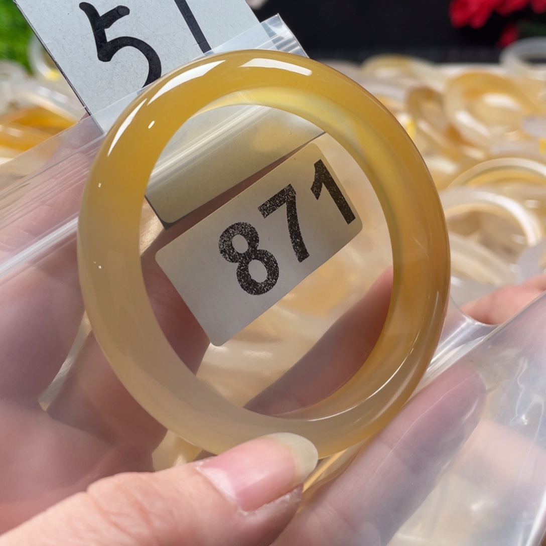 玛瑙/玉髓未镶嵌手镯