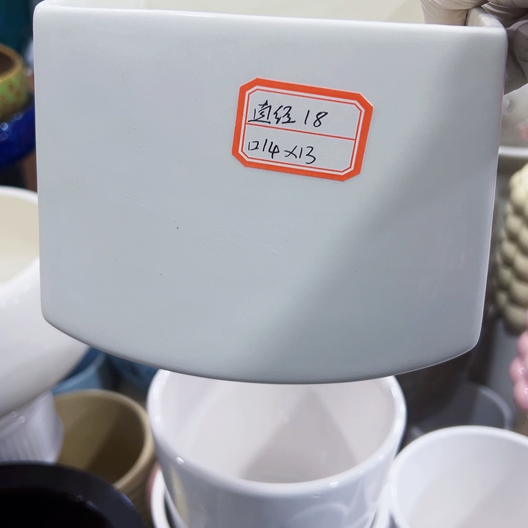 有孔外贸尾单陶瓷花盆凑单10米包邮