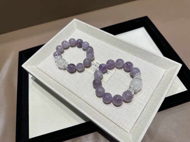 [柚金手作]14.5左右香芋色紫兔毛 多样性发1