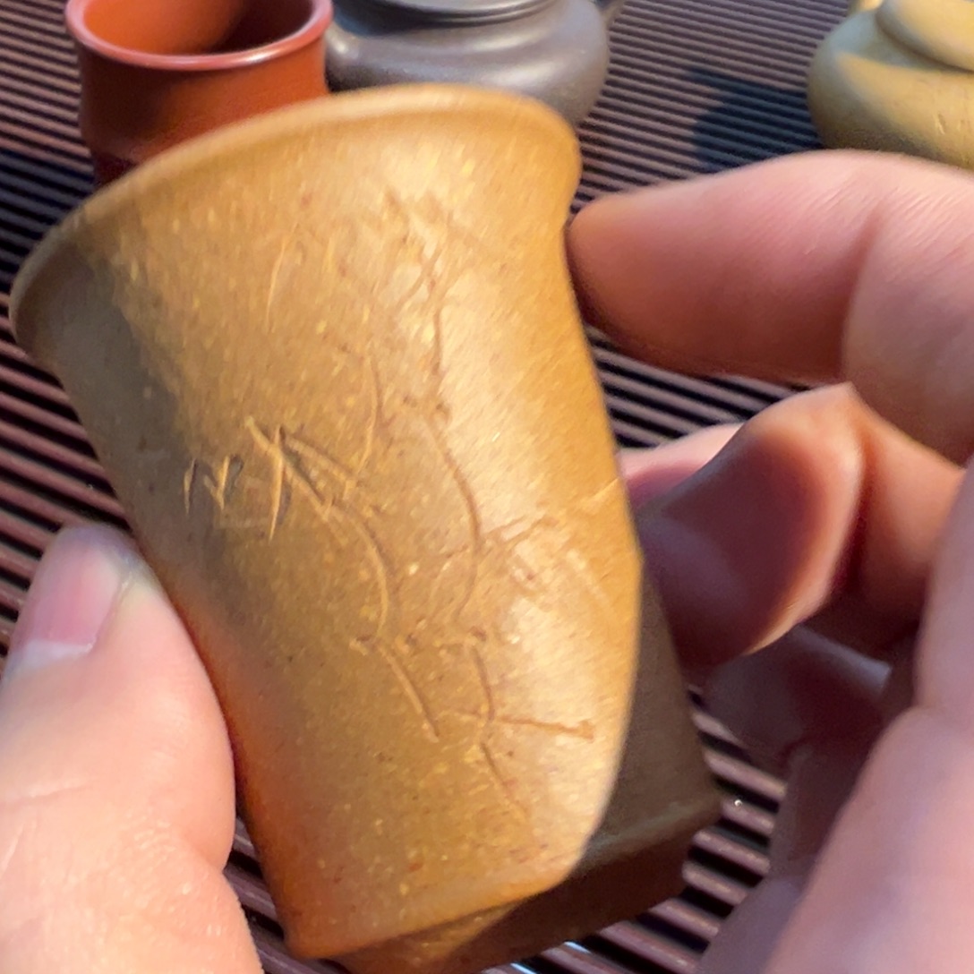 紫砂茶杯杯子杯子不杯子杯子