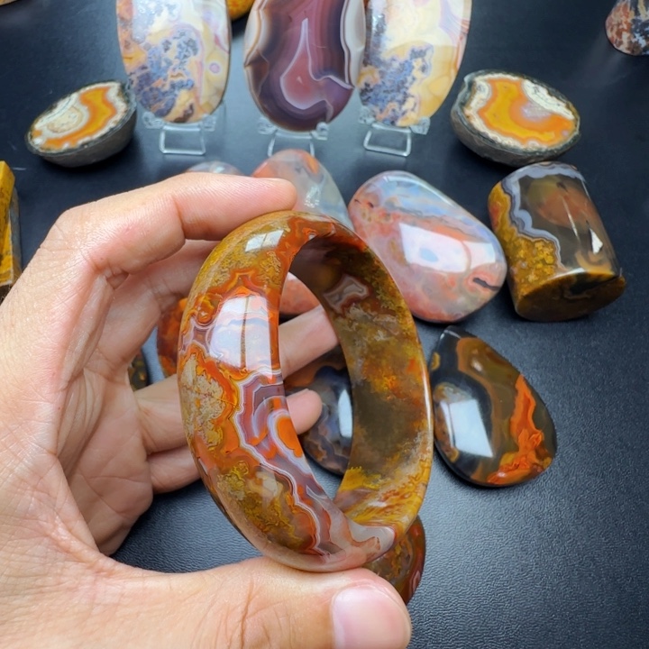 用***6玛瑙/玉髓首饰未镶嵌