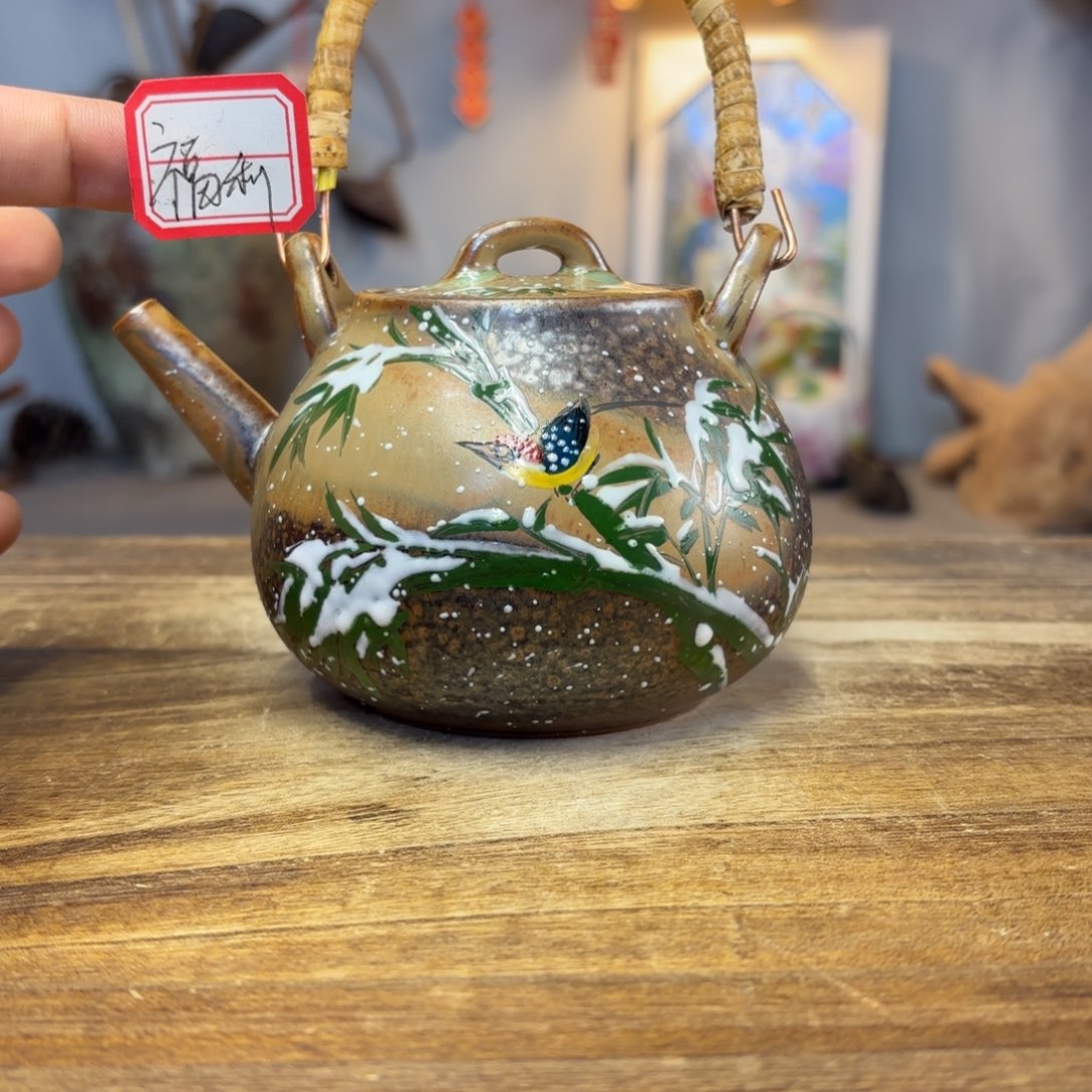 景德镇纯手工柴烧手绘陶瓷