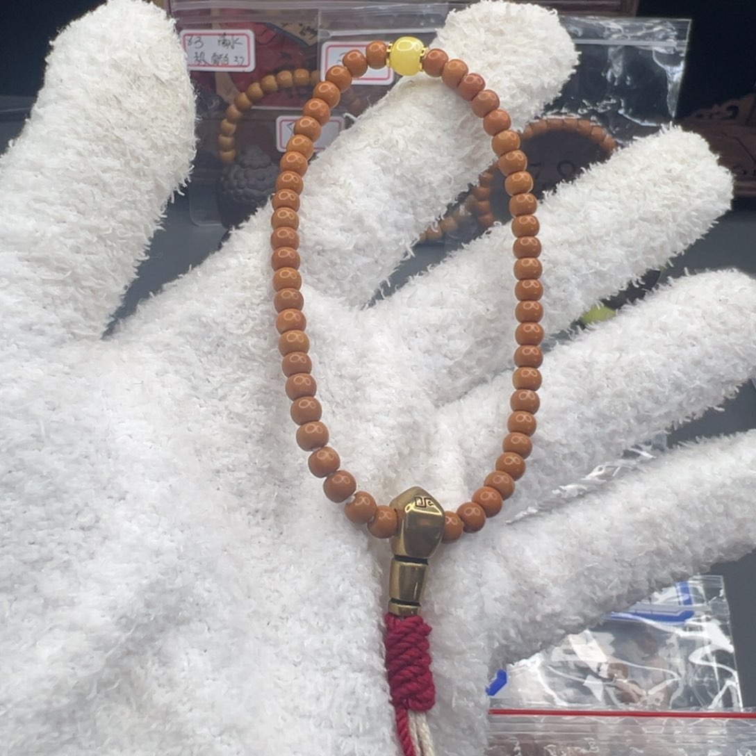 橄榄核手串老挝核尖极限弧4.6mm手持福利