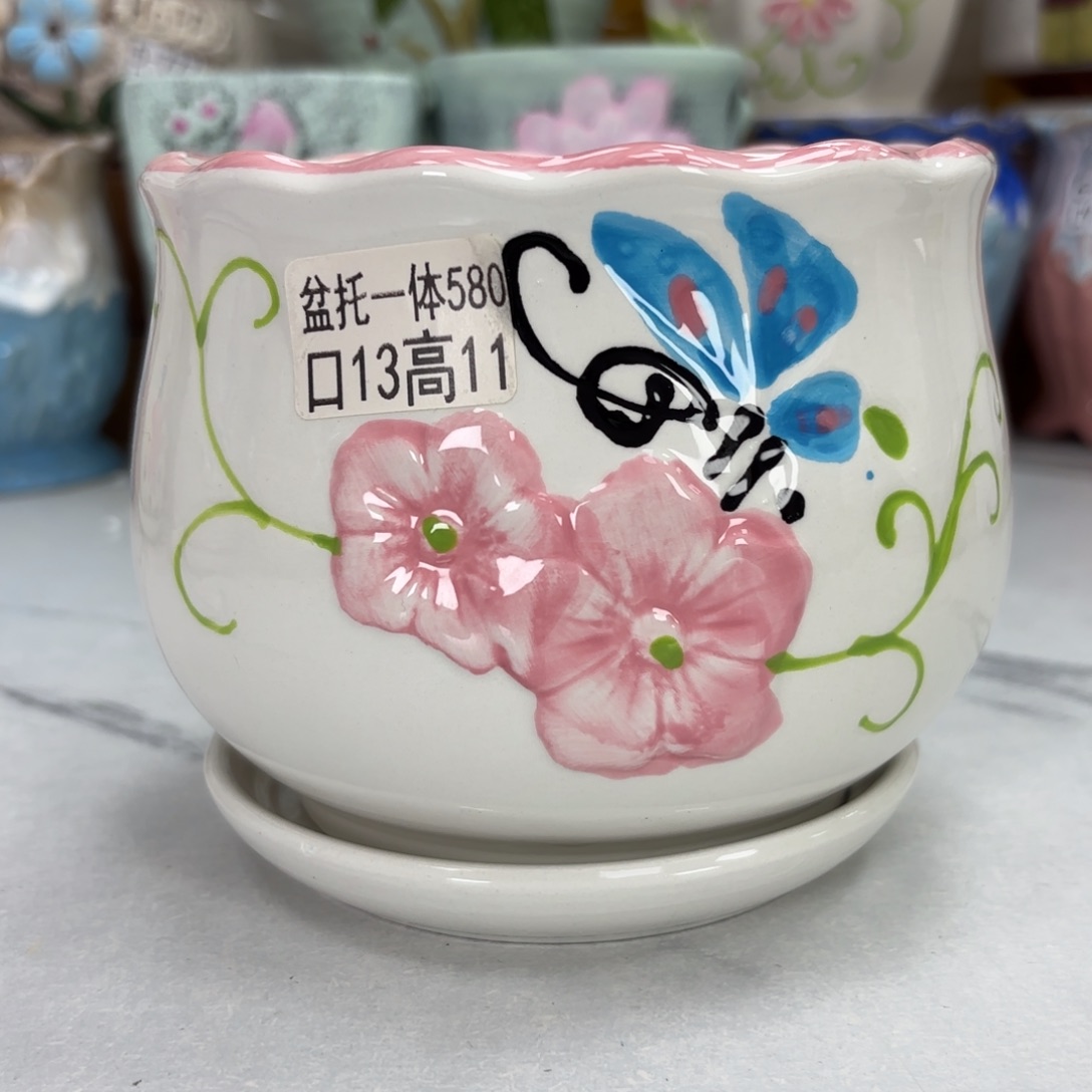 @夏西陶瓷花盆@@5580