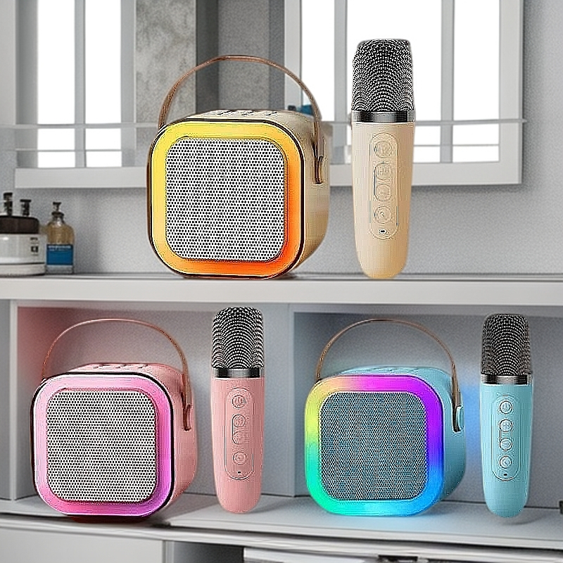 K12蓝牙音箱单麦克风一体话家用家庭无线套装【随机颜色】