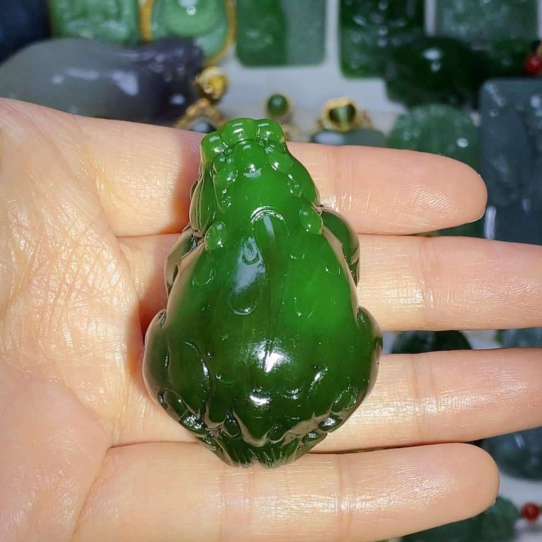 和田玉（碧玉）颈饰70克未镶嵌