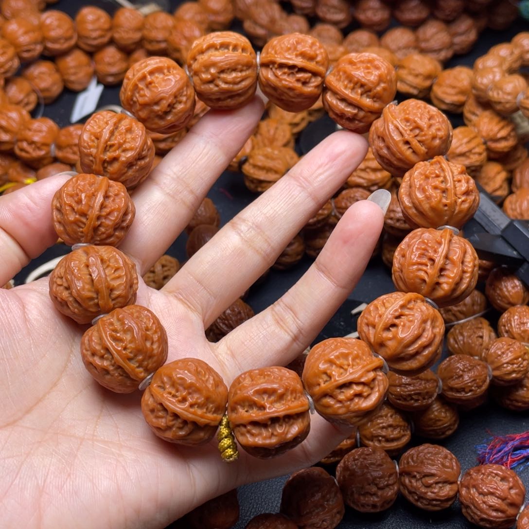 文玩核桃手串粗筋111