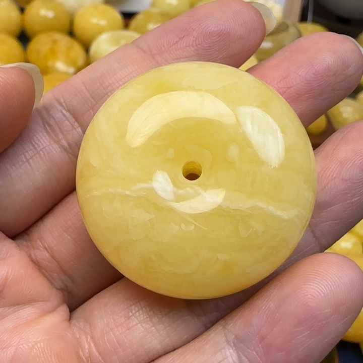 蜜蜡未镶嵌颈饰天然蜜蜡