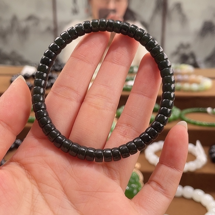 和田玉未镶嵌手链