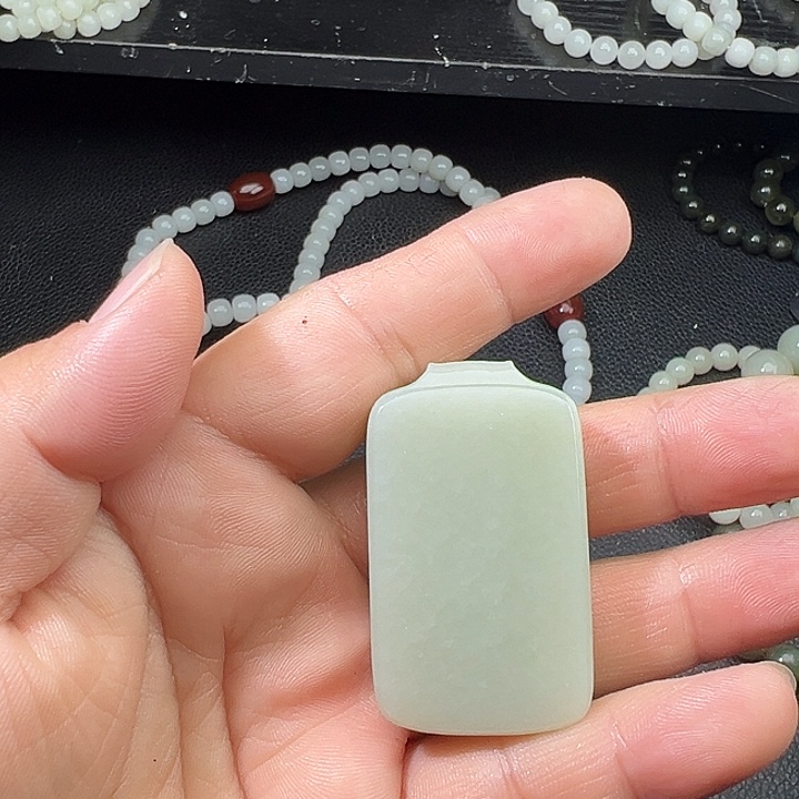 和田玉（糖玉）未镶嵌车挂