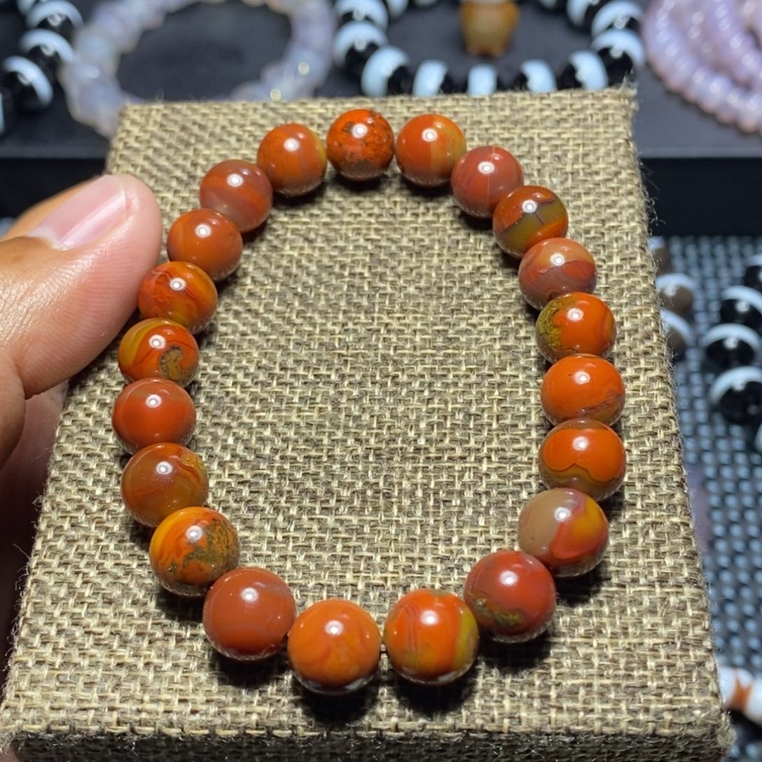 玛瑙/玉髓未镶嵌玛瑙战国红