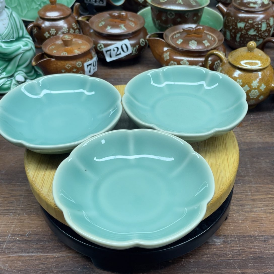 微瑕特价青瓷3个青瓷