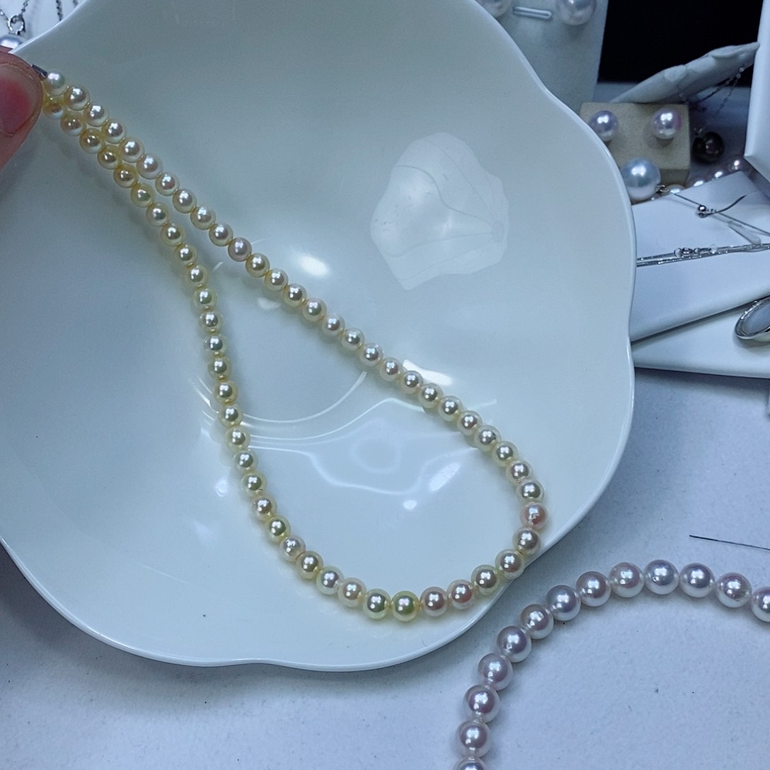 海水珍珠颈饰银S925镶嵌