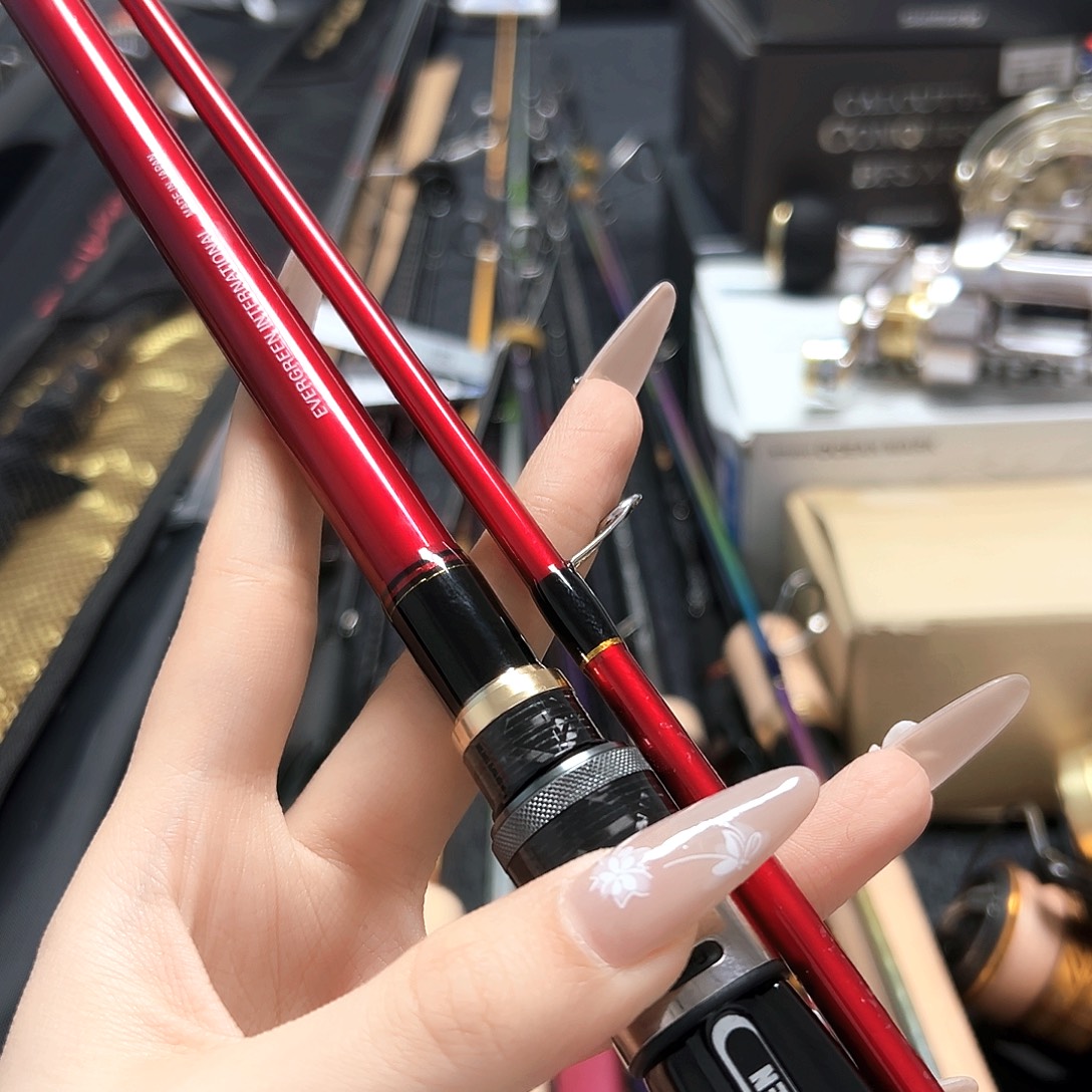 羊***玉3.8m铝合金直柄路亚竿1234